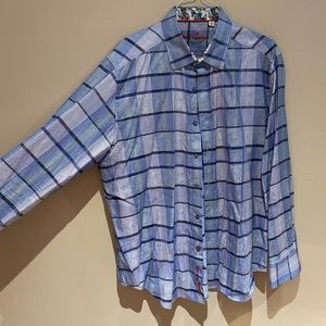 Men’s Pattern & Plaid Button Down Dress Shirt